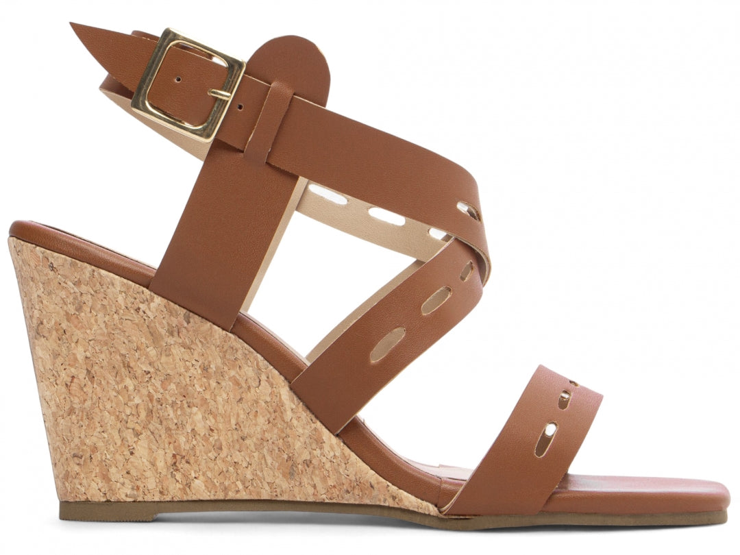 Sandália Plataforma de Cunha Anabela