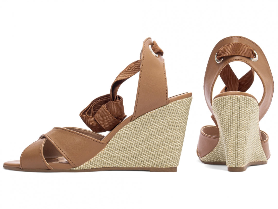 Sandália Plataforma de Cunha Anabela