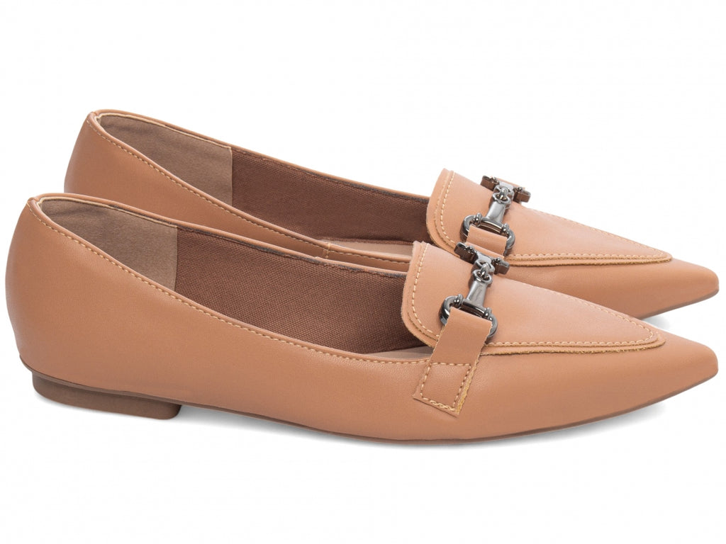 Sapatilha Mocassim Bico Fino Alongado