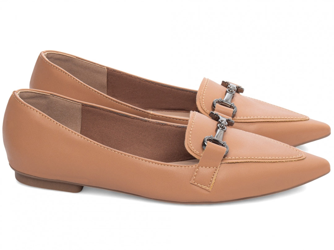 Sapatilha Mocassim Bico Fino Alongado