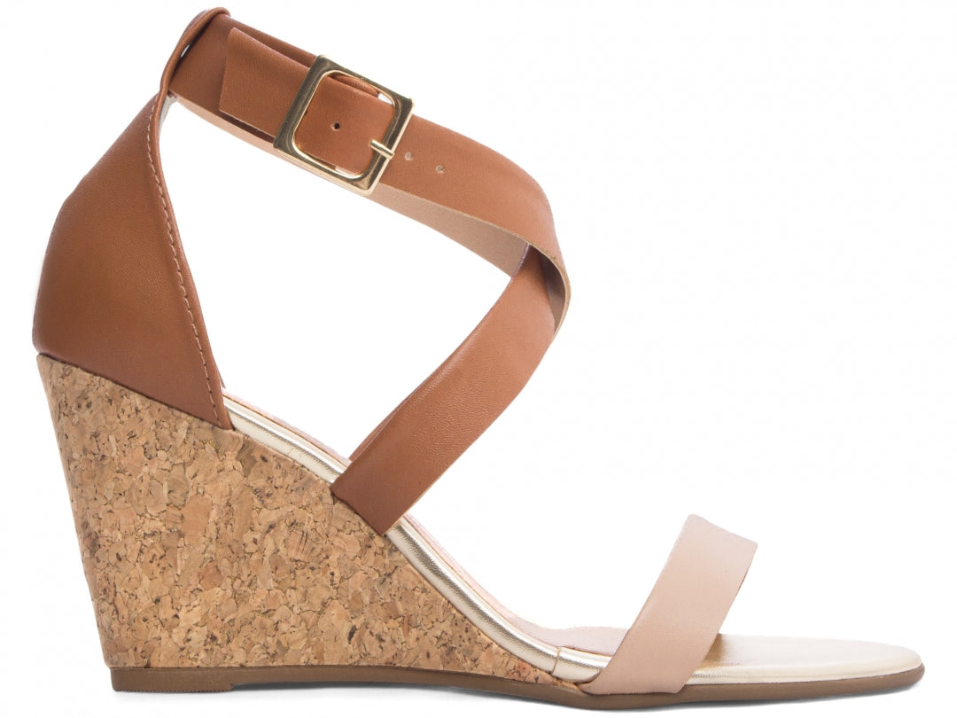 Sandália Plataforma de Cunha Anabela