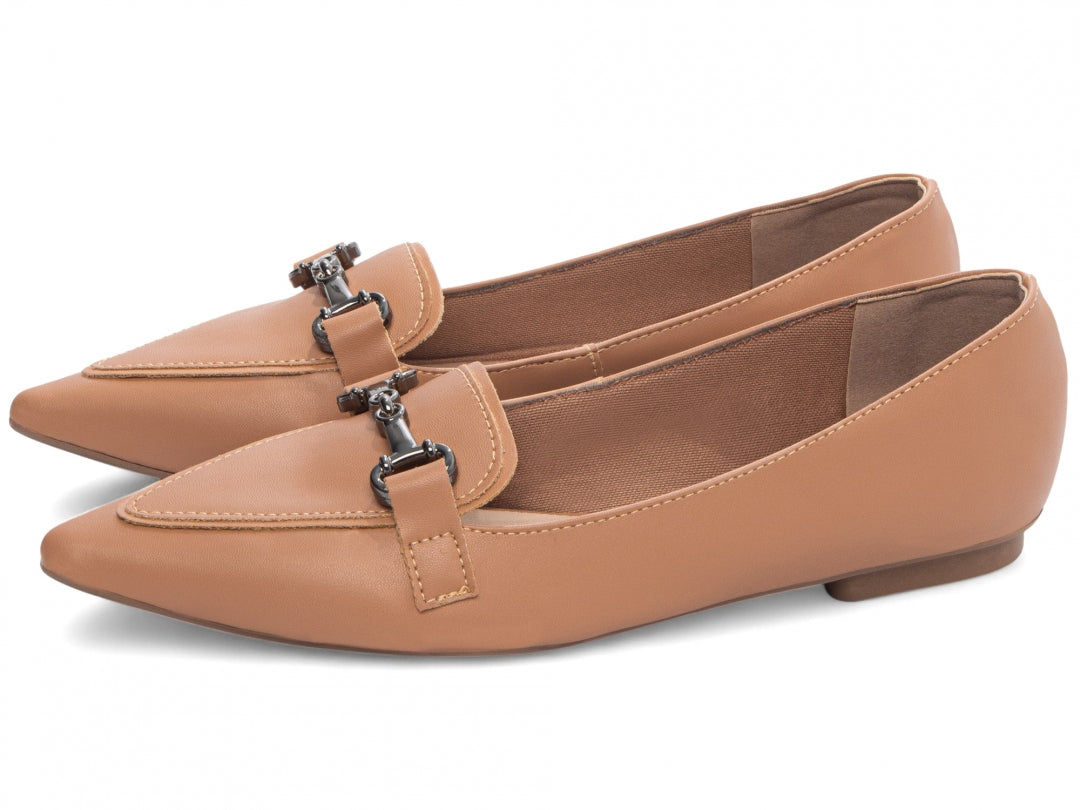 Sapatilha Mocassim Bico Fino Alongado