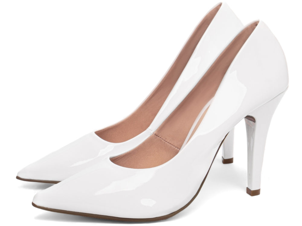 Sapato Scarpin Salto Fino Alto Numeração Especial