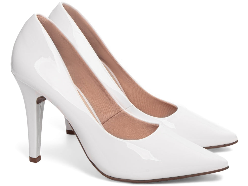 Sapato Scarpin Salto Fino Alto Numeração Especial